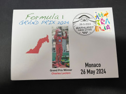 28-5-2024 (6 Z 22) Formula One - 2024 - Monaco Grand Prix - Winner Charles Leclerc (26 May 2024) OZ Stamp - Auto's