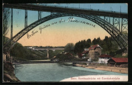 AK Bern, Kornhausbrücke Mit Eisenbahnbrücke  - Bern