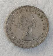 RHODESIA AND NYASALAND 2 SHILLINGS 1957 COIN - Rhodésie