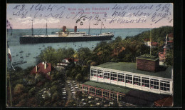 AK Hamburg-Othmarschen, Schiff Vor Dem Gasthaus, Inh. Alexander Breckwoldt  - Altona