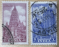 INDIA - (0) - 1951  # 235/236 - Used Stamps