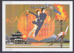 1996 Zaire 1255/B70 1998 Olympic Games In Nagano 10,00 € - Invierno 1998: Nagano