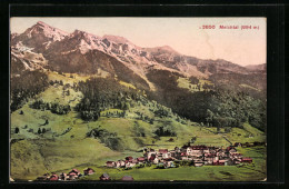 AK Melchtal, Ortsansicht Mit Blick Auf Bergkette  - Sonstige & Ohne Zuordnung