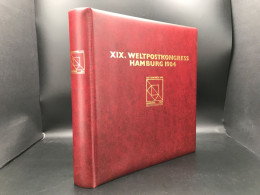 Lindner (XIX. Weltpostkongress Hamburg 1984) Ringbinder Rot 1102y Neuwertig ( - Enkel Bindwerk