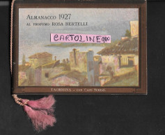 Calendario Calendarietto Almanacco Profumi Ars Bertelli Figurato Vedute Del 1927 Di Taormina Sicilia (8x11/v.scansioni) - Petit Format : 1921-40