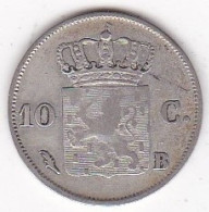 Pays Bas 10 Cents 1828 B Bruxelles , WILLEM I, En Argent, KM# 53 - 1815-1840: Willem I.