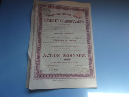 Compagnie Internationale De Mines Et Charbonnages (1902) - Sonstige & Ohne Zuordnung