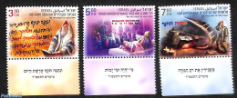 Israel 2023 Festivals 3v, Mint NH, Religion - Judaica - Nuovi