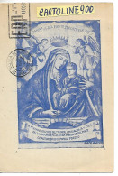 Sicilia-catania-caltagirone Veduta Effige Della Madonna Pellegrina Maria Ss Del Ponte (v.retro/1950) - Sonstige & Ohne Zuordnung