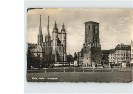 72413116 Halle Saale Marktplatz Marktkirche Denkmal Roter Turm Halle - Halle (Saale)