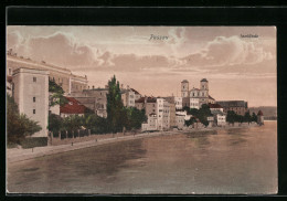 AK Passau, Innlände, Häuserzeile  - Passau