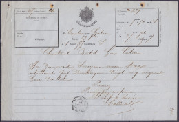 France - Lot De 3 Télégrammes De HAGUENAU (4-10-1867), Et CAMBRAI (27-10-1867 & 3-12-1868) Pour LE CATEAU - Other & Unclassified