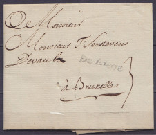 L. Datée 12 Juin 1774 De DOLHAIN Pour BRUXELLES - Griffe "De Liege" - Port "3" - 1714-1794 (Oostenrijkse Nederlanden)