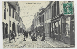 N+ 137 AU RECTO CARTE CASSEL NORD AMBULANT ESSAI DUNKERQUE A ARRAS 1.V.1913 COTE 600€ RARE - Railway Post