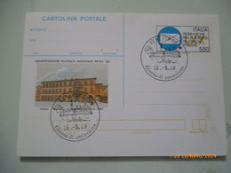 Cartolina Postale FEDERAZIONE FRA LE SOCIETA' FILIATELICHE ITALIANE" Primo Giorno Emissione 1989 - 1981-90: Storia Postale