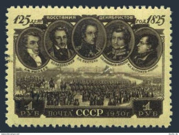 Russia 1536, CTO. Michel 1539. Decembrists Revolution Of 1825. Leaders. 1950. - Used Stamps