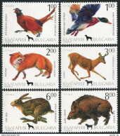 Bulgaria 3797-3802, MNH. Games Of Animals 1993:Duck,Pheasant,Fox,Deer,Hare,Boar. - Nuovi