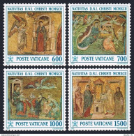 Vatican 912-915,MNH.Michel 1075-1078. Christmas 1992.Mosaics,Basilica Of St Maria - Unused Stamps