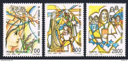Vatican 850-852,MNH.Michel 996-999. St Angela Merici,1474-1540. 1990. - Unused Stamps