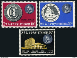 Ethiopia 452-454, MNH. Michel 521-523. National-Commercial Bank.Map, 1966 - Ethiopie
