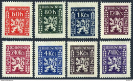 Czechoslovakia O8-O15, MNH. Michel D8-D15. Official Stamps 1947. Coat Of Arms. - Timbres De Service