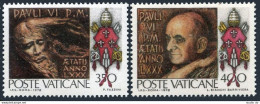 Vatican 630-631 Bl/4,MNH.Michel 718-719. Pope Paul VI,80th Birthday.Lino Barriviera. - Ungebraucht