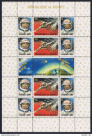 Guinea 382-387a,388-393a Sheets,MNH. Space 1965.American,Russian Achievements. - Guinée (1958-...)