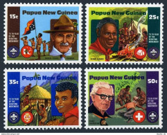 Papua New Guinea 554-557, MNH. Michel 427-430. Boy Scouts, 1982. Baden-Powell. - Papouasie-Nouvelle-Guinée