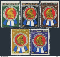 Cuba 701-702,C26-C228,MNH.Michel 746-750. 3rd Ann. Of The Revolution,1962. - Unused Stamps