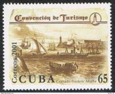 Cuba 4144,MNH. Tourism Convention,2001.Ships. - Neufs