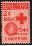 Cuba 404, Hinged. Michel 207. Red Cross 80th Ann. 1946. Globe. - Neufs