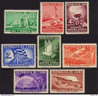 Cuba 332-336,C22-C23,E9, Lightly Hinged. Mi 120-127. Gen.Maximo Gomez-100. 1936. - Neufs