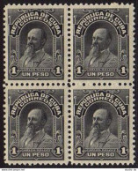 Cuba 252 Block/4, MNH. Michel 25. Carlos Roloff, 1911. - Neufs