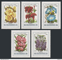 Syria 780-784, MNH. Michel 1372-1376. Flower Show,Damascus,1977.Mallow,Coxcomb, - Syrien