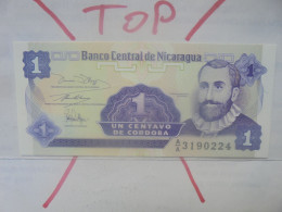 NICARAGUA 1 Centavo ND (1991) Neuf (B.33) - Nicaragua