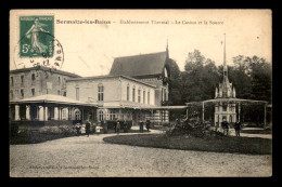 51 - SERMAIZE-LES-BAINS - ETABLISSEMENT THERMAL - LE CASINO ET LA SOURCE - Sermaize-les-Bains