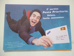 Cartolina Postale "POSTA PRIORITARIA" - 2001-10: Marcophilia