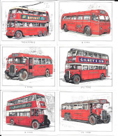 AC18 - SERIE COMPLETE 10 CARTES GOLDEN ERA - LONDON'S BUSES OF THE PRE WAR YEARS - Cars