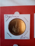 Médaille Touristique Monnaie De Paris MDP 28 Chartres Cathédrale 2014 - 2014