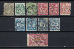 FRANCE Levant Ca.1900-22: Lot D'obl. Avec B à TB Obl. CAD "Constantinople (Turquie)" - Used Stamps