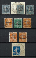 FRANCE Levant Ca.1920-30: Lot D'obl. Avec B à TB Obl. CAD "Constantinople (Turquie)" - Used Stamps