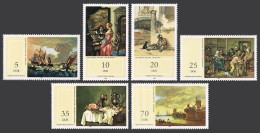 Germany-GDR 2284-2289,MNH. Mi 2677-2680. 17th Cen. Paintings In National Museum. - Unused Stamps