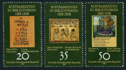 Germany-GDR 2207-2209,MNH.Mi 2636-2638. Literary Treasures In GDR Libraries,1981 - Unused Stamps