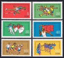 Germany-GDR 1834-1837,B183-B184,MNH. Mi 2241-2246. Gymnastics & Sports Festival. - Neufs