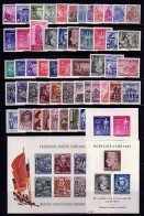 447-509 DDR-Jahrgang 1955 Komplett, Postfrisch ** / MNH - Collezioni Annuali