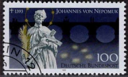 RFA Poste Obl Yv:1487 Mi:1655 Johannes Von Nepomuk Saint (Beau Cachet Rond) (Thème) - Christentum