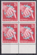 1980 , Mi 1632 ** (4) -  4er Block Postfrisch - Kampf Dem Rheuma - Neufs