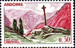 Andorre (F) Poste N** Yv:159 Mi:169 Croix Gothique Meritxell (Thème) - Christianisme