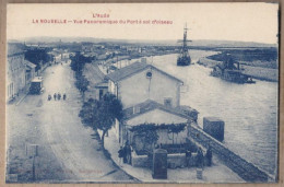 CPA 11 - LA NOUVELLE - Vue Panoramique Du Port à Vol D'oiseau ANIMATION Rue GARE CHEMIN DE FER VOIE CENTRE VILLAGE - Port La Nouvelle