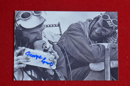 Photo EP Hillary G Lowe 1953 Everest Expedition Signed G Lowe Autograph Himalaya Mountaineering Escalade Alpinism - Sportspeople